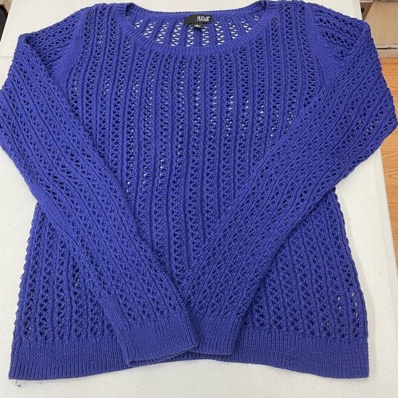 Ana Long Sleeve See Through Sweater - Picture 1 of 4